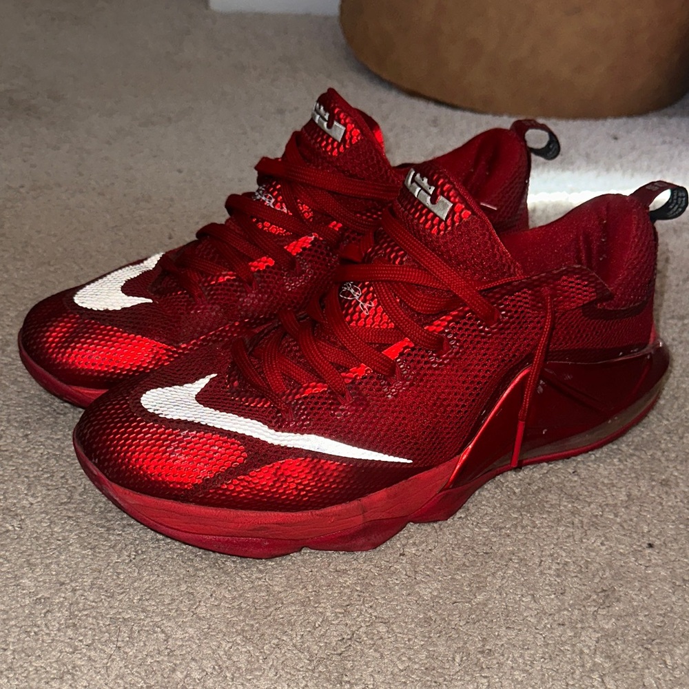 RARE 2014 Nike LeBron XII Low Premium Men’s Basketball Sneakers 724557-616